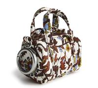 Vera Bradley Porte-clés en Coton pour Femme, Marrakech Vines Crème, Taille Unique, Breloque Originale pour Sac de Sport en Gabardine de Coton