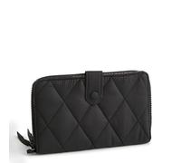 Vera Bradley Portefeuille en nylon pour femme avec grande languette, Nuit sans lune, Taille unique