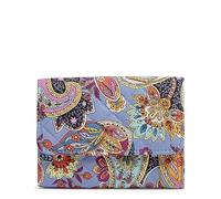 Vera Bradley Portefeuille Femme Coton Riley Compact Protection RFID Paisley Provence Taille Unique