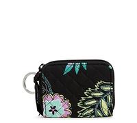 Vera Bradley Portefeuille zippé en Coton pour Femme avec Protection RFID, Taille Unique, Island Garden - Coton recyclé, Taille Unique