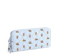 Vera Bradley Premium Cotton Continental Wallet, Portefeuille Femme, Genoux d'abeille