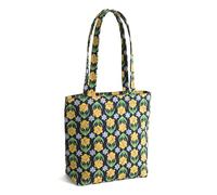 Vera Bradley Premium Cotton Small Original Zip Tote Bag, Fourre-Tout Femme, Jonquilles