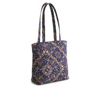 Vera Bradley Premium Cotton Small Original Zip Tote Bag, Sac fourre-Tout Femme, Cachemire étoilé, Taille Unique
