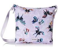 Vera Bradley Recycled Lighten Up Reactive Hipster Crossbody Purse, Sac bandoulière Femme, Papillons Lavande, Taille Unique