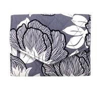Vera Bradley RFID Mini portefeuille à trois volets en coton, Moon Shadow Meadow, Classique