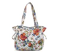 Vera Bradley Sac à main Glenna en coton pour femme, Sea Air Floral - Coton recyclé, Taille unique