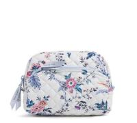Vera Bradley Sac de Rangement en Coton pour Femme - Motif Floral - Taille Unique, Magnifique Motif Floral, Taille Unique, Sac de Rangement de Maquillage en Coton de Taille Moyenne