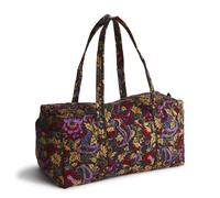 Vera Bradley Sac de Sport Original en Coton de qualité supérieure pour Femme, Midnight Garden Paisley, Taille Unique, Sac de Sport Original en Coton de qualité supérieure
