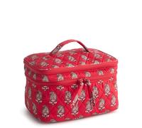 Vera Bradley Trousse à Maquillage en Coton de qualité supérieure pour Femme, Fleur Paisley Goji Berry, Taille Unique