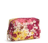 Vera Bradley Trousse à Maquillage en Coton de qualité supérieure pour Femme, Motif Marguerites Starstruck, Taille Unique