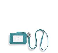 Vera Bradley Zip Id Case and Lanyard Combo, Étui d'identité Femme, Forever Green-Coton recyclé, Taille Unique