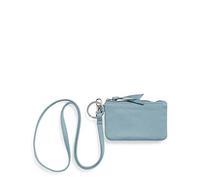 Vera Bradley Zip Id Case and Lanyard Combo, Porte-Carte d'identité Femme, Reef Water Blue-Coton recyclé, Taille Unique