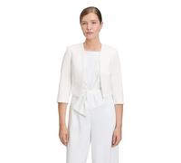 Vera Mont Damen Boléro à Plis Creux Blanc 40