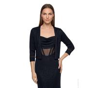 Vera Mont – Boléro femme en maille sans fermeture L Bleu foncé