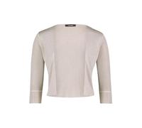 Vera Mont Damen Boléro en Maille sans Fermeture L, Silver/Beige