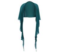 Vera Mont Damen Étole en chiffon à volant Dark Emerald L