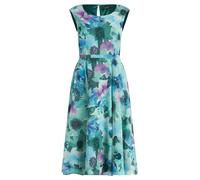 Vera Mont Damen Robe de Cocktail à imprimé Emerald/Green 46