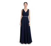 Vera Mont Robe de soirée bleu nuit / argent, Taille 40