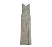 Vera Mont Robe de soirée bleu / or, Taille 40
