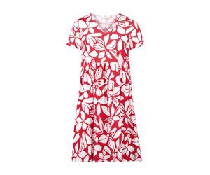 vera mont - Robe d'été en coton - Femme - Robes - Rouge - Taille: 48 FR