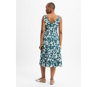 Vera Mont Robe émeraude / blanc, Taille 42