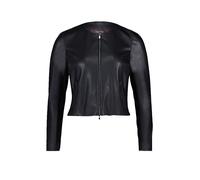 VERA MONT Veste courte aspect cuir noir | 34