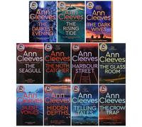 Vera Stanhope Series (Book 1-11) by Ann Cleeves 11 Books Collection Set (The Crow Trap, Telling Tales, Hidden Depths, Silent Voices, The Glass Room, Harbour Street, The Moth Catcher & More...)