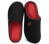 VeraCosy Chaussons bicolores en mousse à mémoire de forme pour homme, 43.5 EU