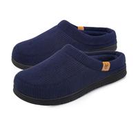 VeraCosy chaussons mocassins homme,Bleu Marine Foncé, 44-45 EU