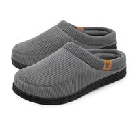 VeraCosy chaussons mocassins homme,Gris, 46-47 EU