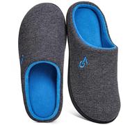 VeraCosy Hommes Chaussons à mémoire de forme bicolore grise,40/41 EU