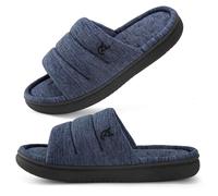 VeraCosy Pantoufles Homme Orteil Ouvert intérieur extérieur Marine,44-45 EU