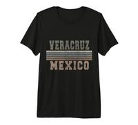 Veracruz Retro, Mexique T-Shirt Haut de Gamme