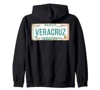 Veracruz - Xalapa Mexico License Plate Travel Vacation Beach Sweat à Capuche