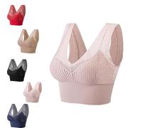 VeraCurves - Effortless Shaping Bra,Effortless Shaping Bras for Women No Underwire,Soft Seamless No Underwire Full Coverage (Pink,Taille Unique)