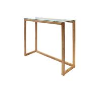AltoBuy VERANE - Console Rectangulaire Plateau Verre