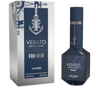 Verato Man Eau de Parfum (EDP) pour Homme 100 ml Eau de Parfum aux Notes de Citron, Citron Vert, Bergamote, Anis étoilé, Fleur d'olivier, Bois de Guyak, Cuir, Tabac, Vanille