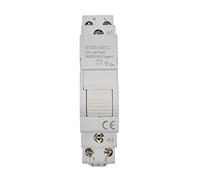 VERAWE 1 PCS Tuya Smart Life ZigBee Disjoncteur Din Rail 1P Unipolaire Contact Sec Minuterie Relais App Télécommande Smart Timer Blanc