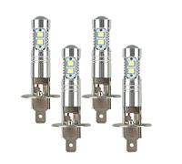 VERAWE 4 PièCes SéRies H1 LED Ampoules de Conduite de Brouillard de 6000K Super Blanc 200W