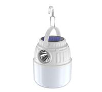 VERAWE Lampe Solaire Extérieure de Portable Ampoule LED Ultra-Lumineuse Ultra-Longue Durée de Rechargeable Éclairage de Secours