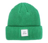 Verb to Do, Homme, Accessoires, Vert, Taille: ONE Size Easy Or Not Beanie