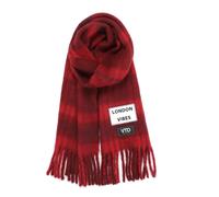 Verb to Do - New York Vibes Scarf - Femme - Accessoires - Rouge - Taille: ONE Size