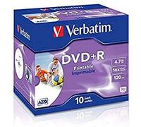 Verbatim 43508 DVD vierge 4,7 Go DVD+R 10 pièce(s)