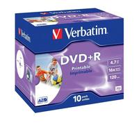 Verbatim 10 DVD+R Verbatim AZO Printable 4,7 Go