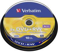 Verbatim DVD+RW Matt Silver 4,7 Go 10 pièce(s)