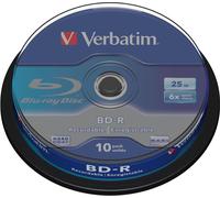 Verbatim - 10 x BD-R - 25 GB 6x - Spindel