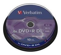 Verbatim - 10 x DVD+R DL - 8.5 Go 8x - argent mat - spindle G
