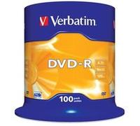 Verbatim - 100 x DVD-R - 4.7 Go 16x - argent mat - spindle G