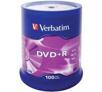 Verbatim - 100 x DVD+R - 4.7 Go 16x - argent mat - spindle G