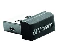 Verbatim 16GB Store' n' Go Nano USB 2.0 Clé USB 16 Go USB 2.0 sans Couvercle Noir 2,715 cm 1,711 cm
